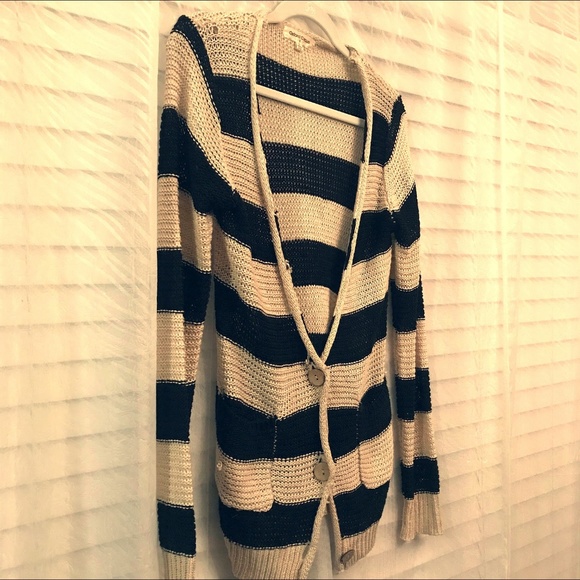 Boutique Striped Knit Sweater - Picture 2 of 4